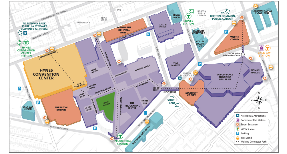 map of boston convention center 3 2 1 Connect Signature Boston map of boston convention center